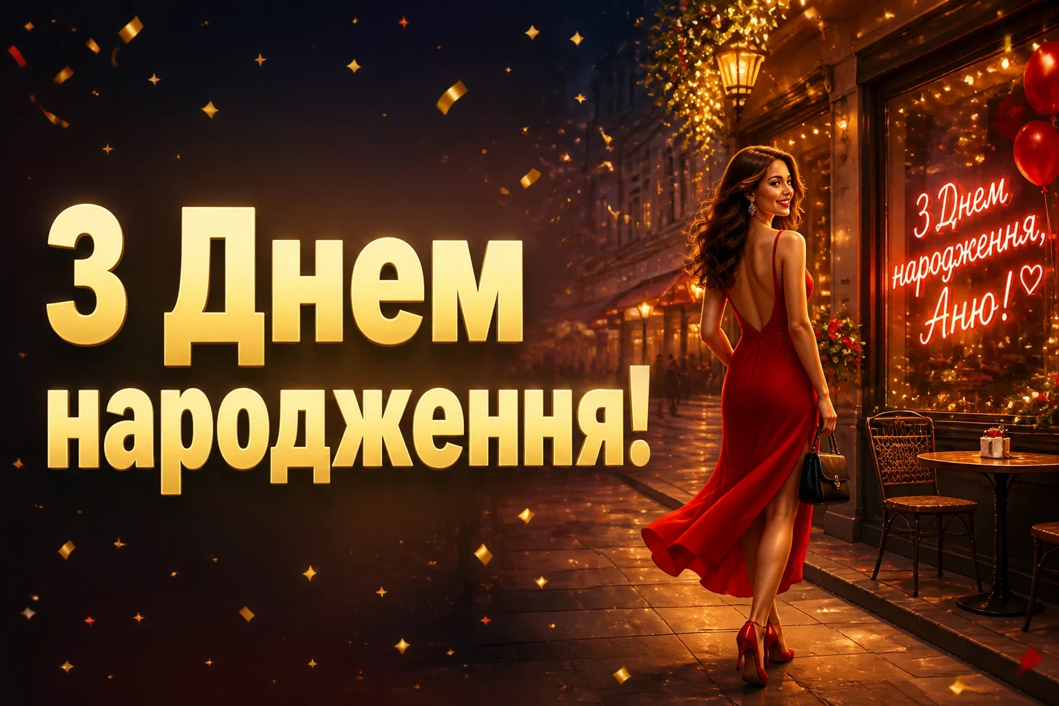 з днем народження, аня вірш