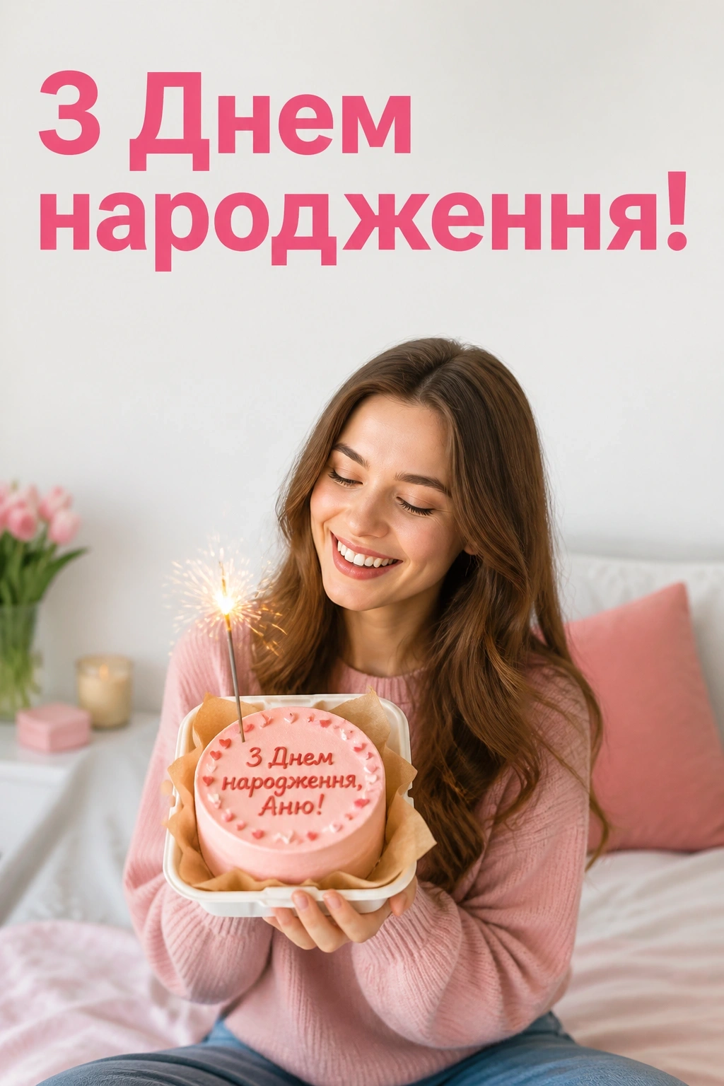 з днем народження, аня вірш