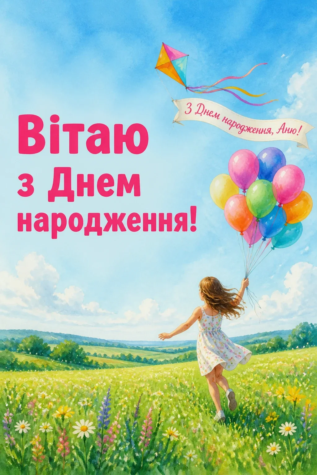 з днем народження, аня вірш