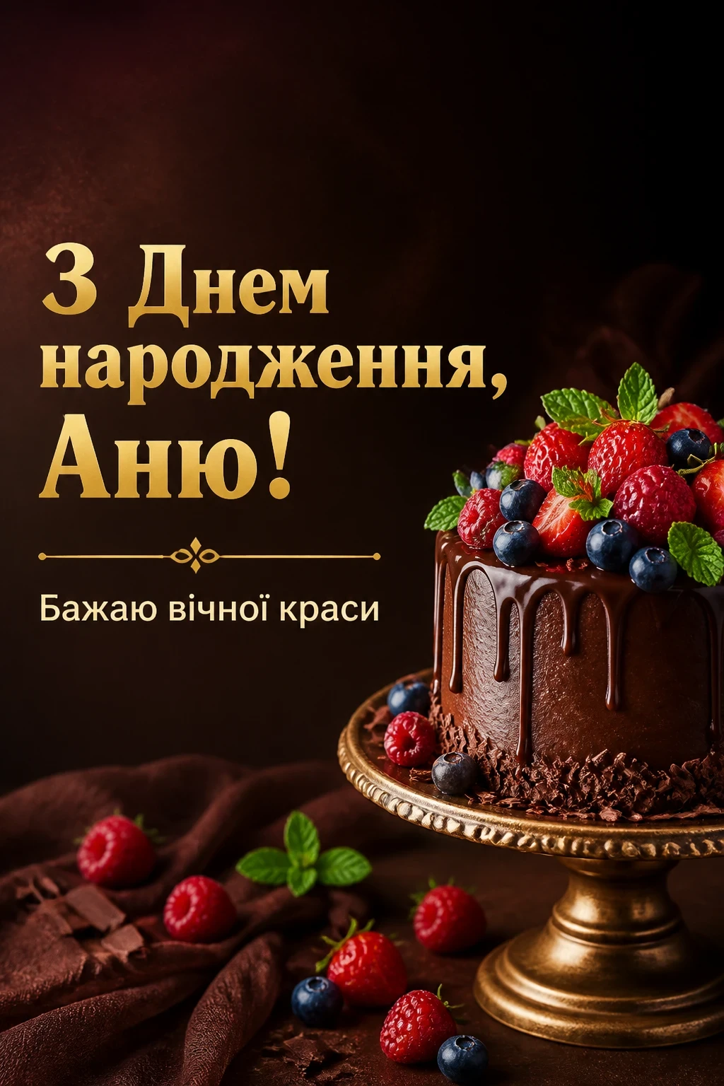 з днем народження, аня вірш