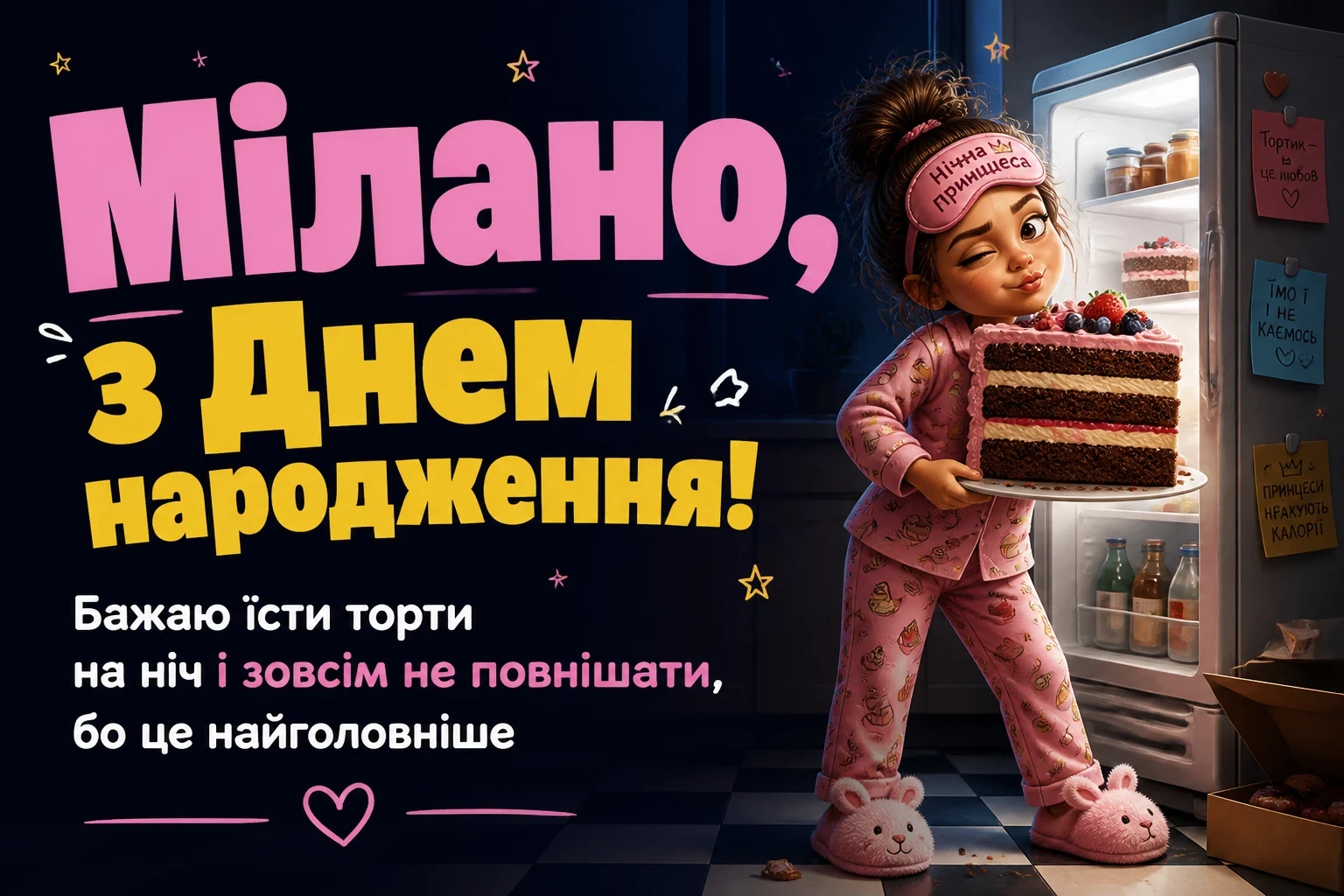 з днем народження мілана картинки