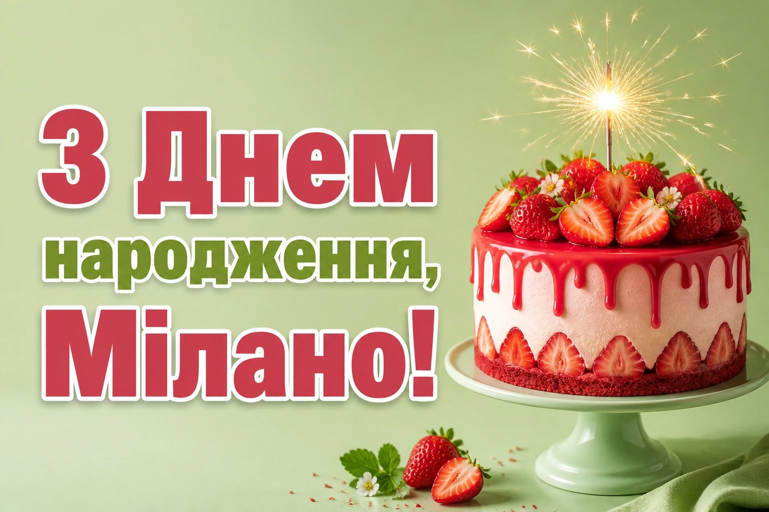 з днем народження мілана картинки