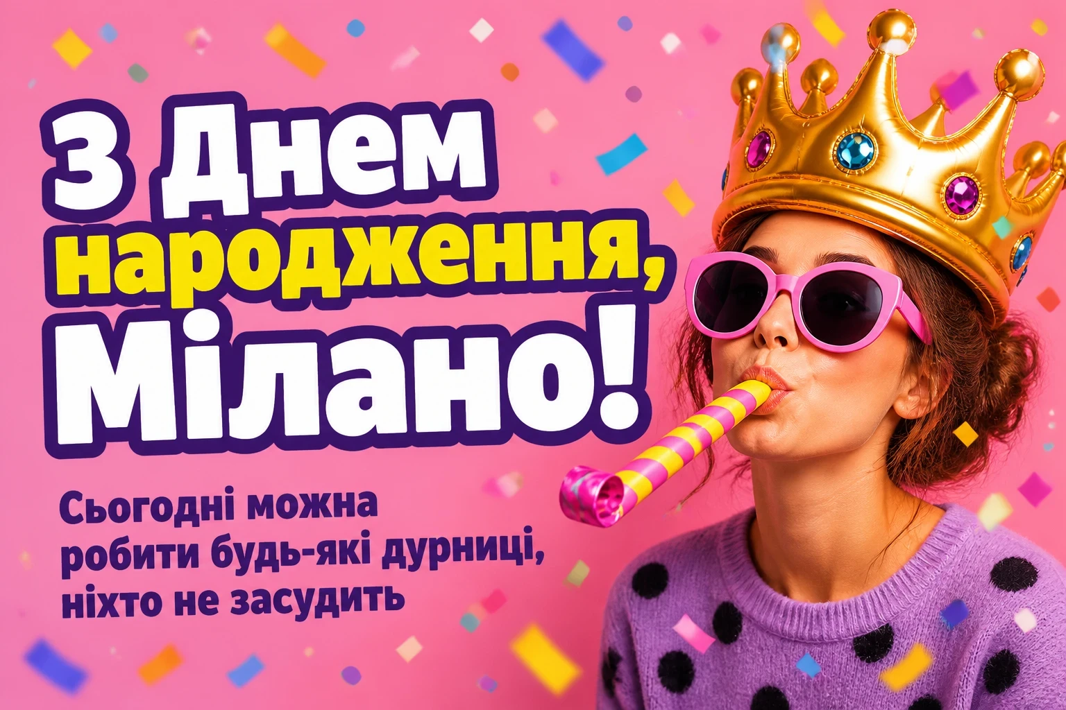 з днем народження мілана картинки