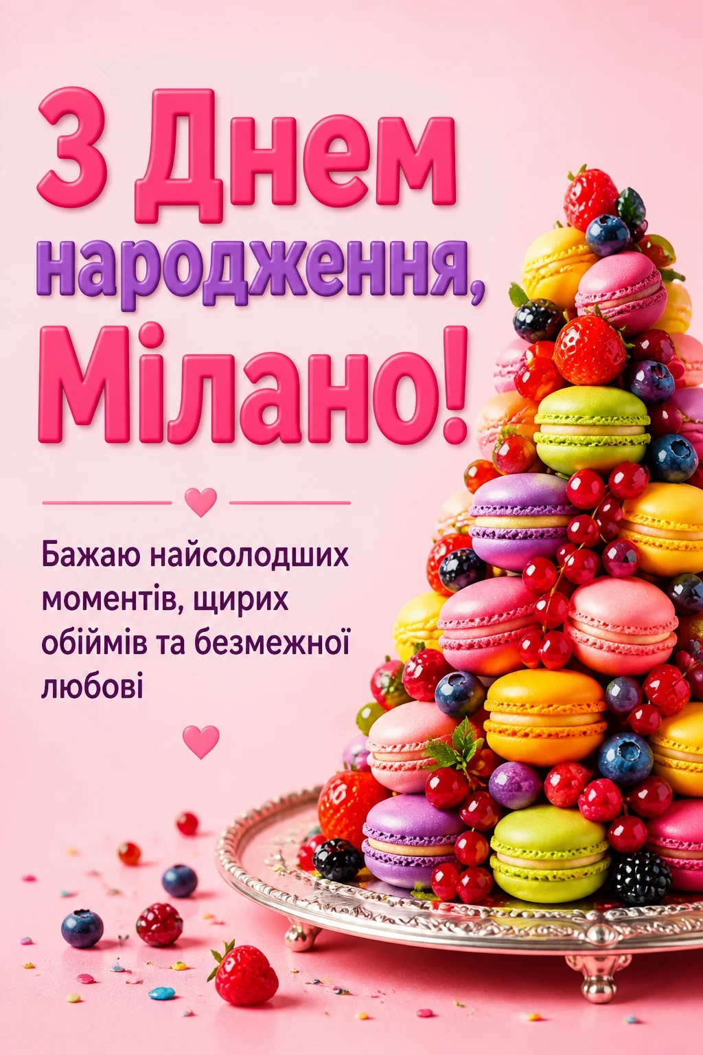 з днем народження мілана картинки