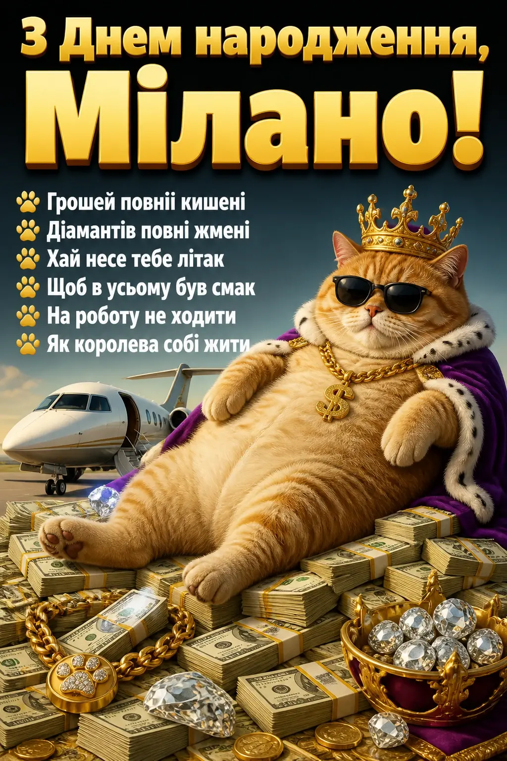з днем народження мілана картинки