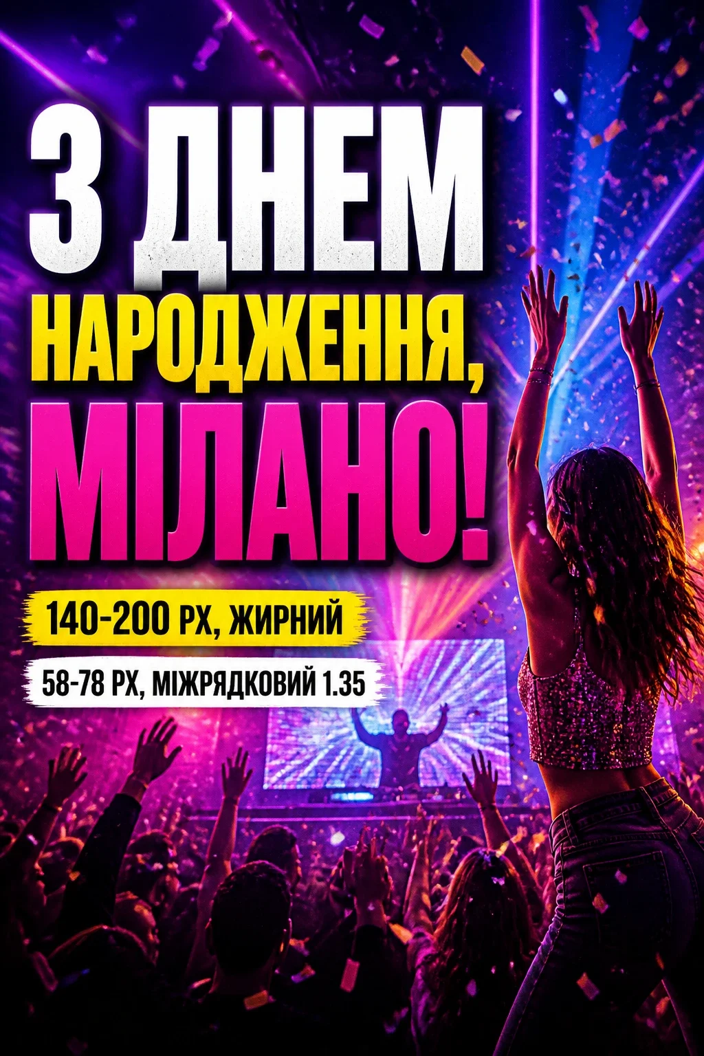 з днем народження мілана картинки