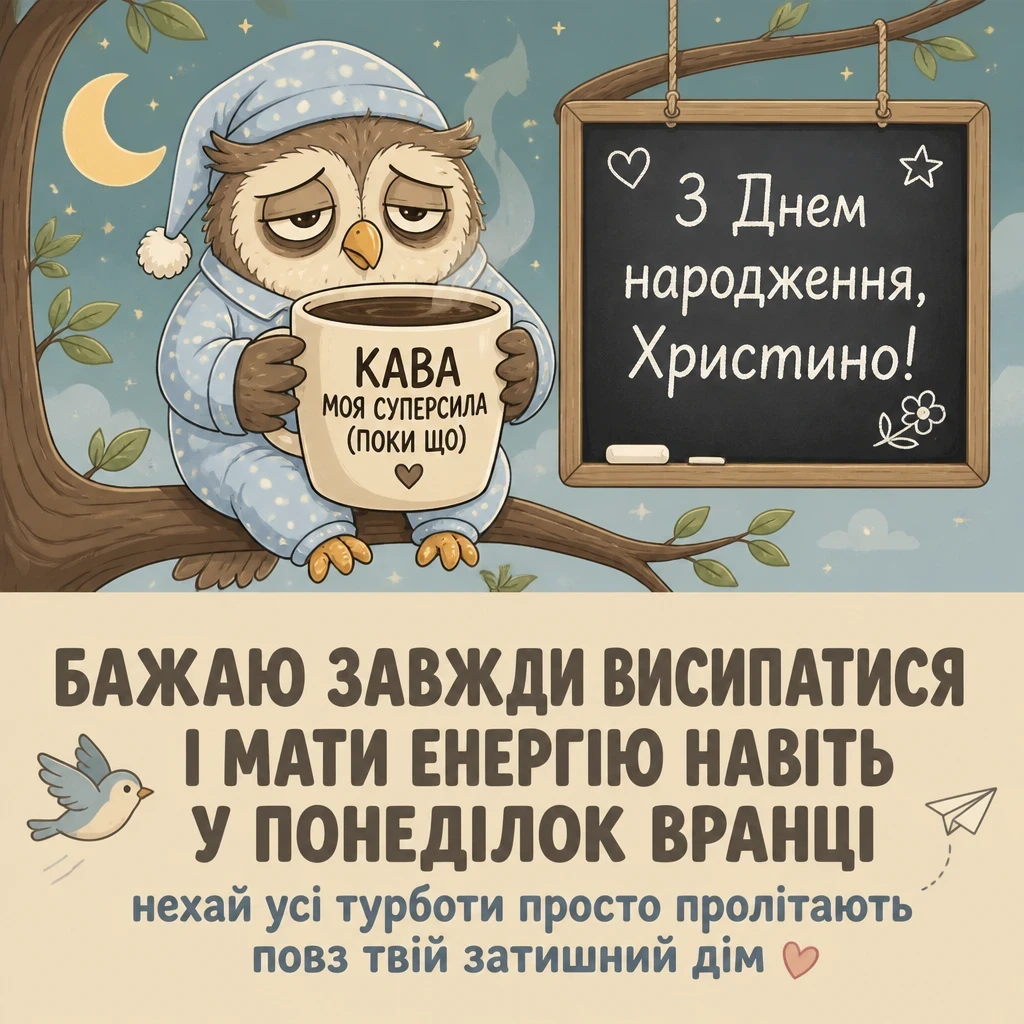 з днем народження христина картинки