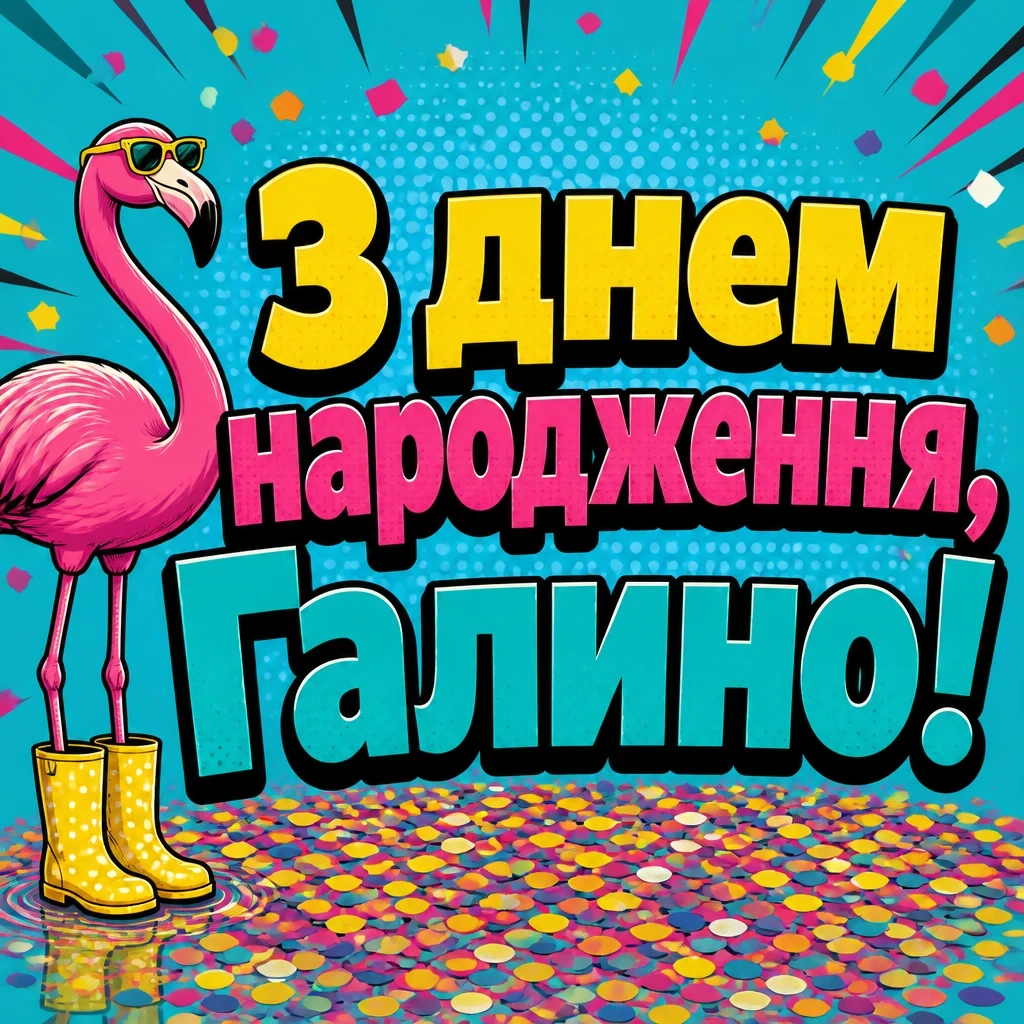з днем народження галина картинки