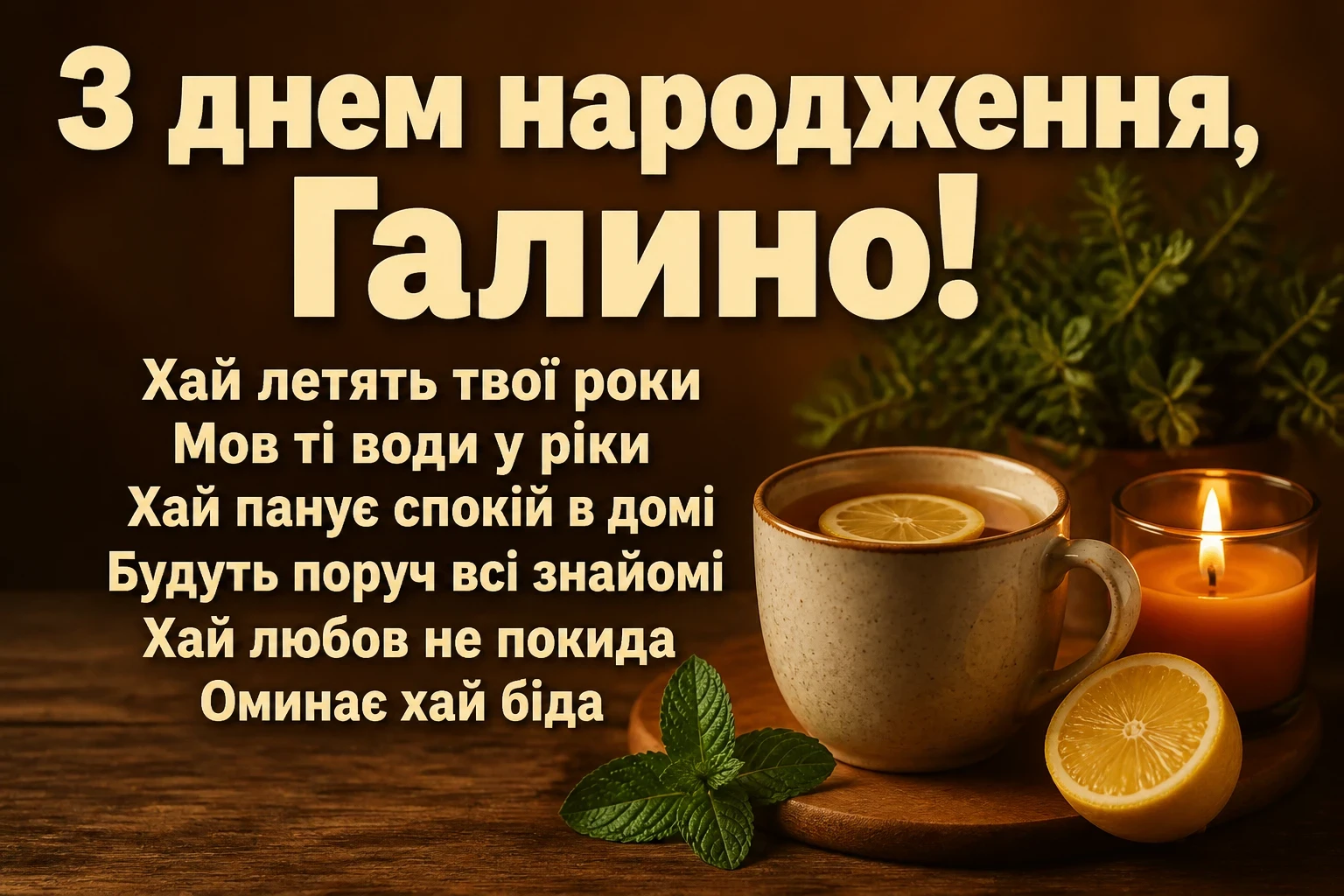 з днем народження галина картинки