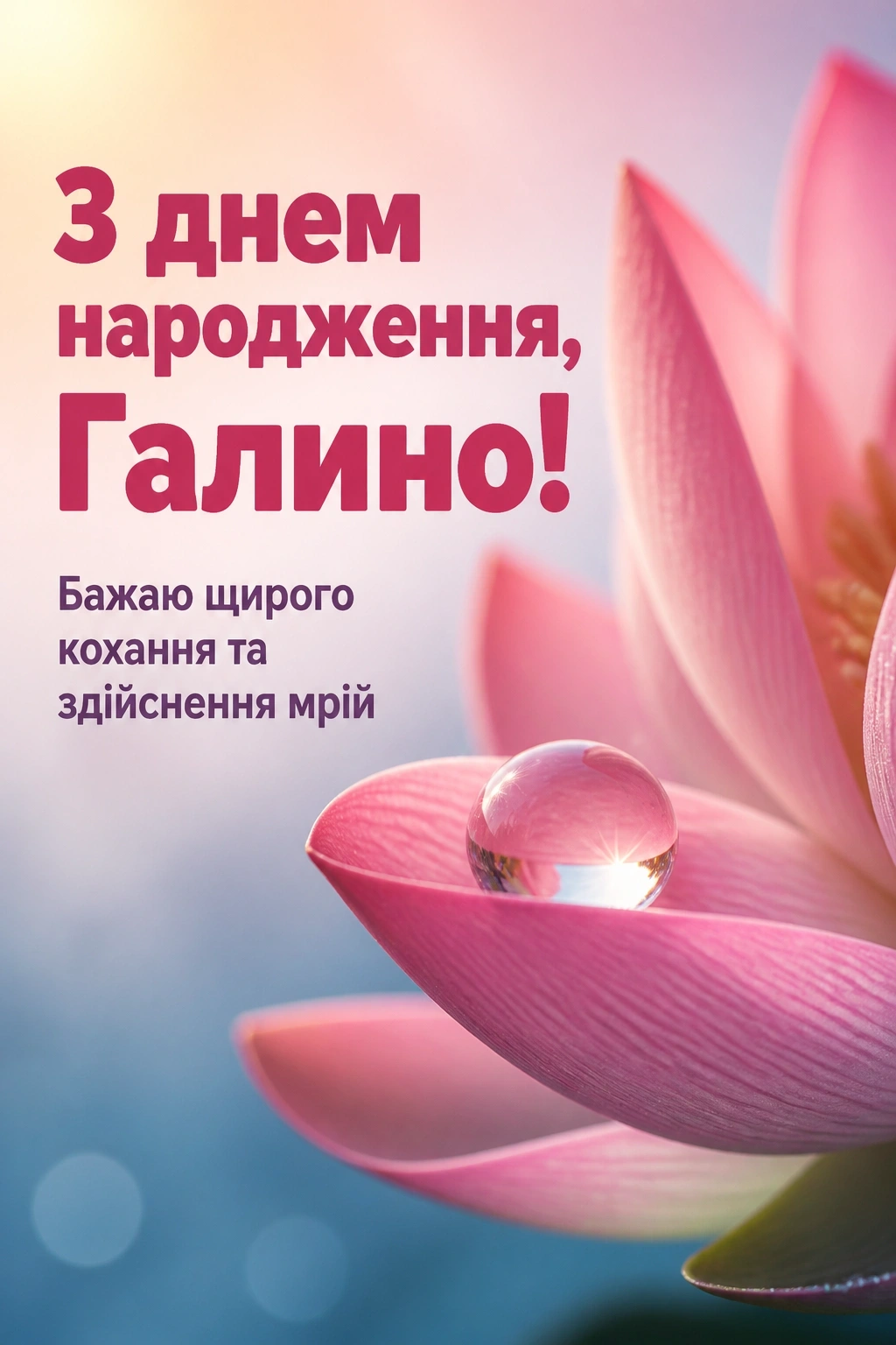 з днем народження галина картинки