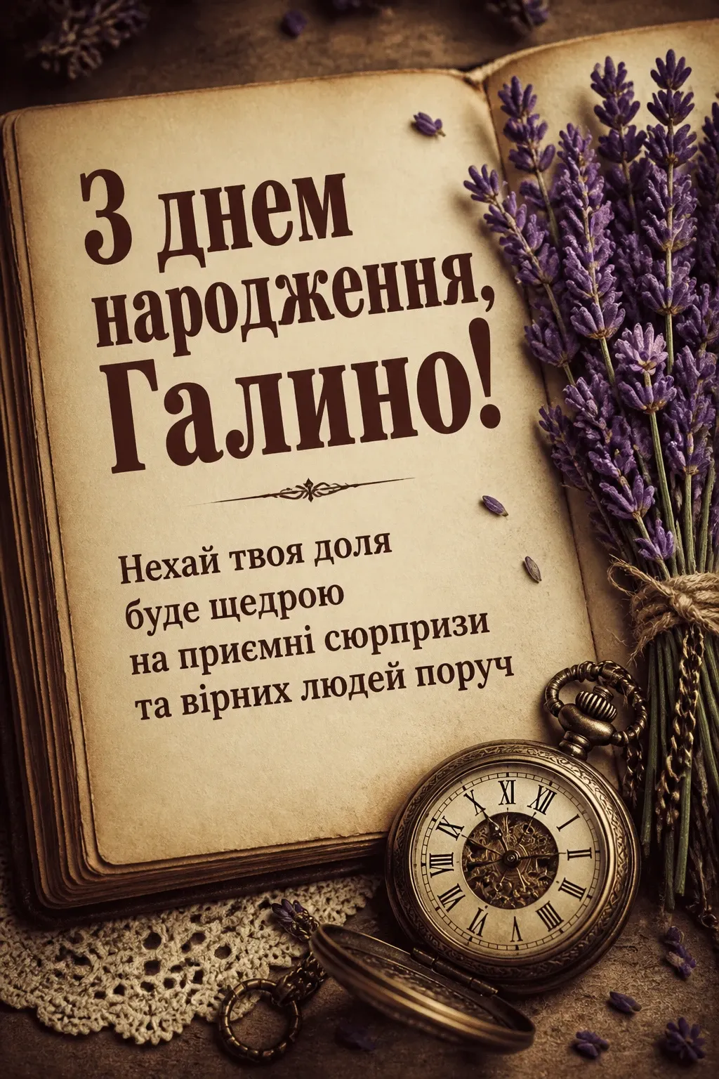 з днем народження галина картинки