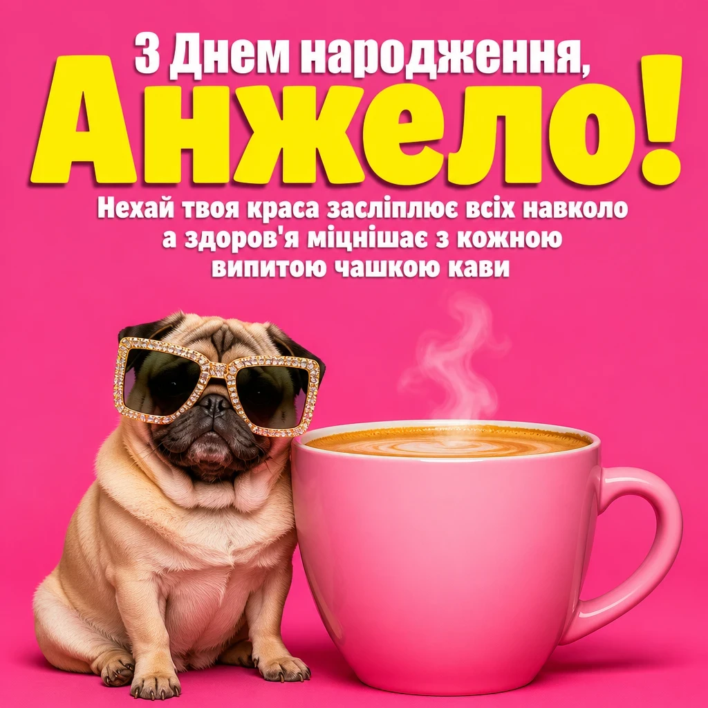 з днем народження анжела українською