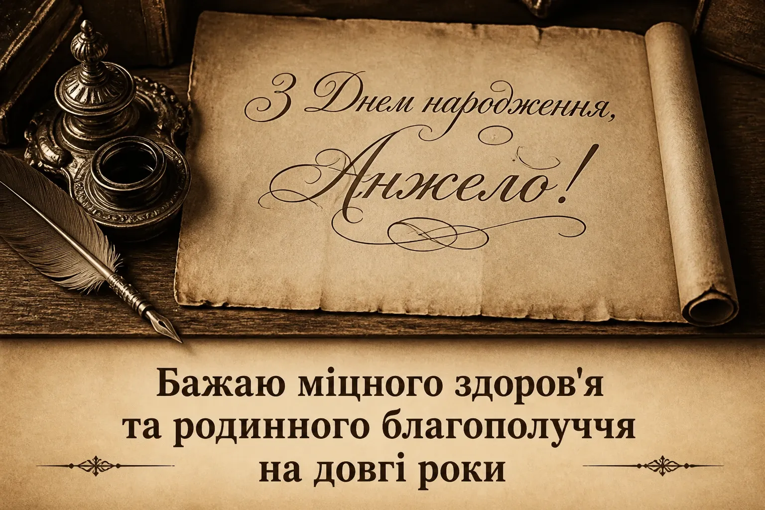 з днем народження анжела українською
