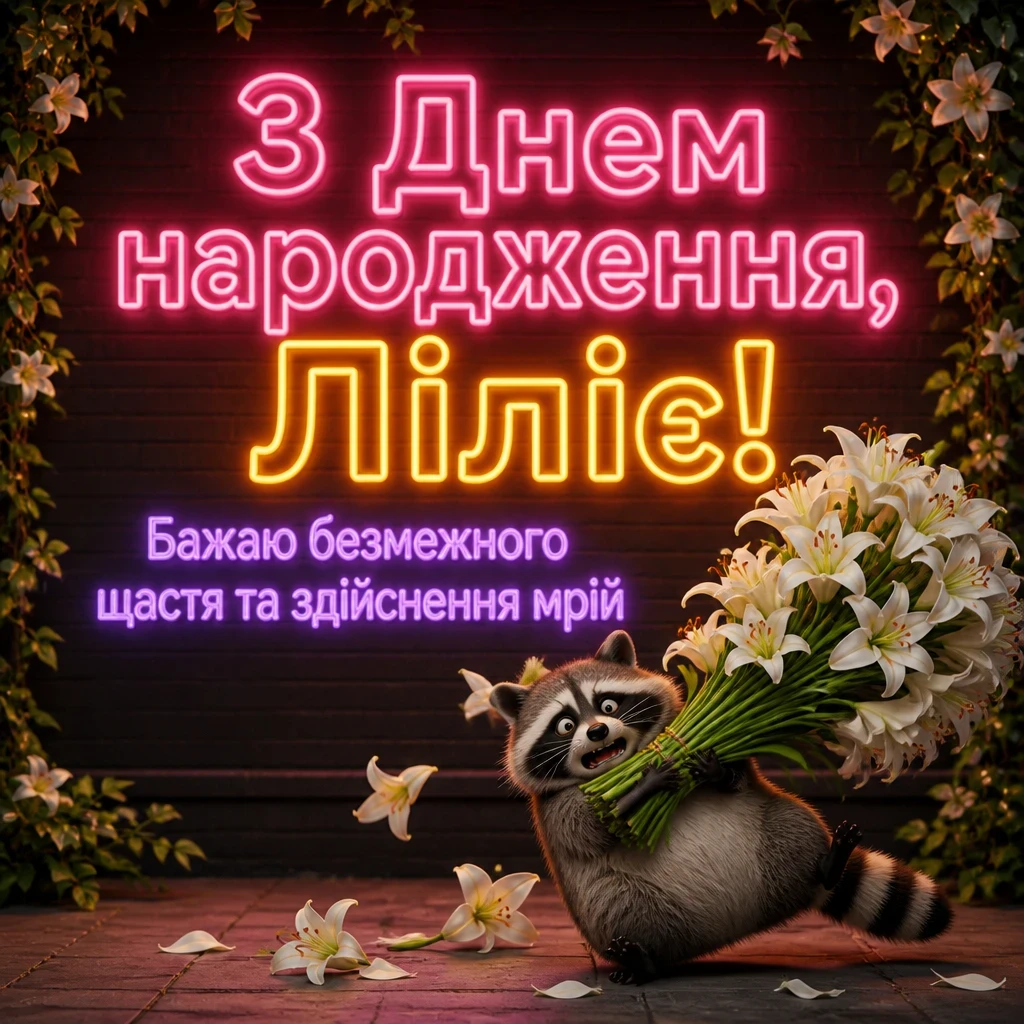з днем народження лілія, в прозі