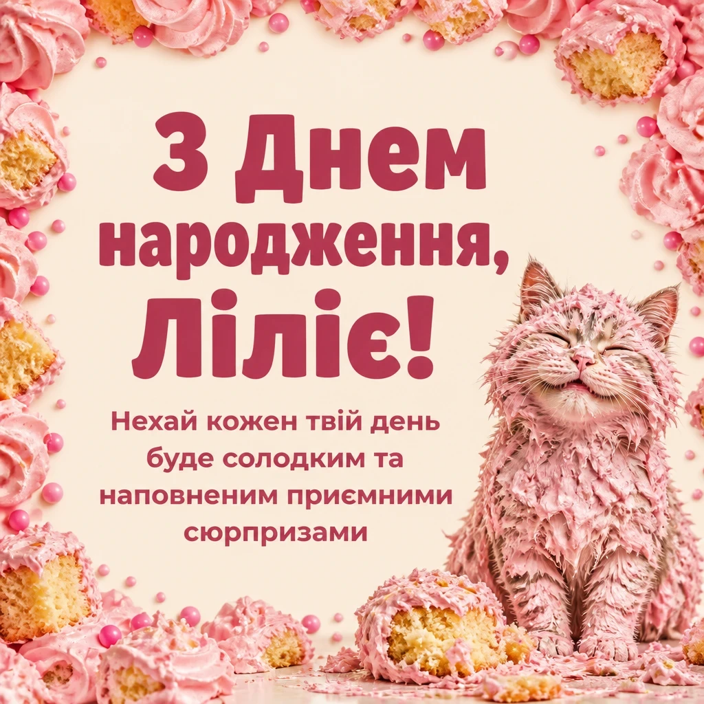 з днем народження лілія, в прозі