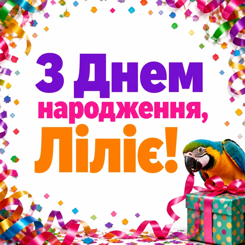 з днем народження лілія, в прозі