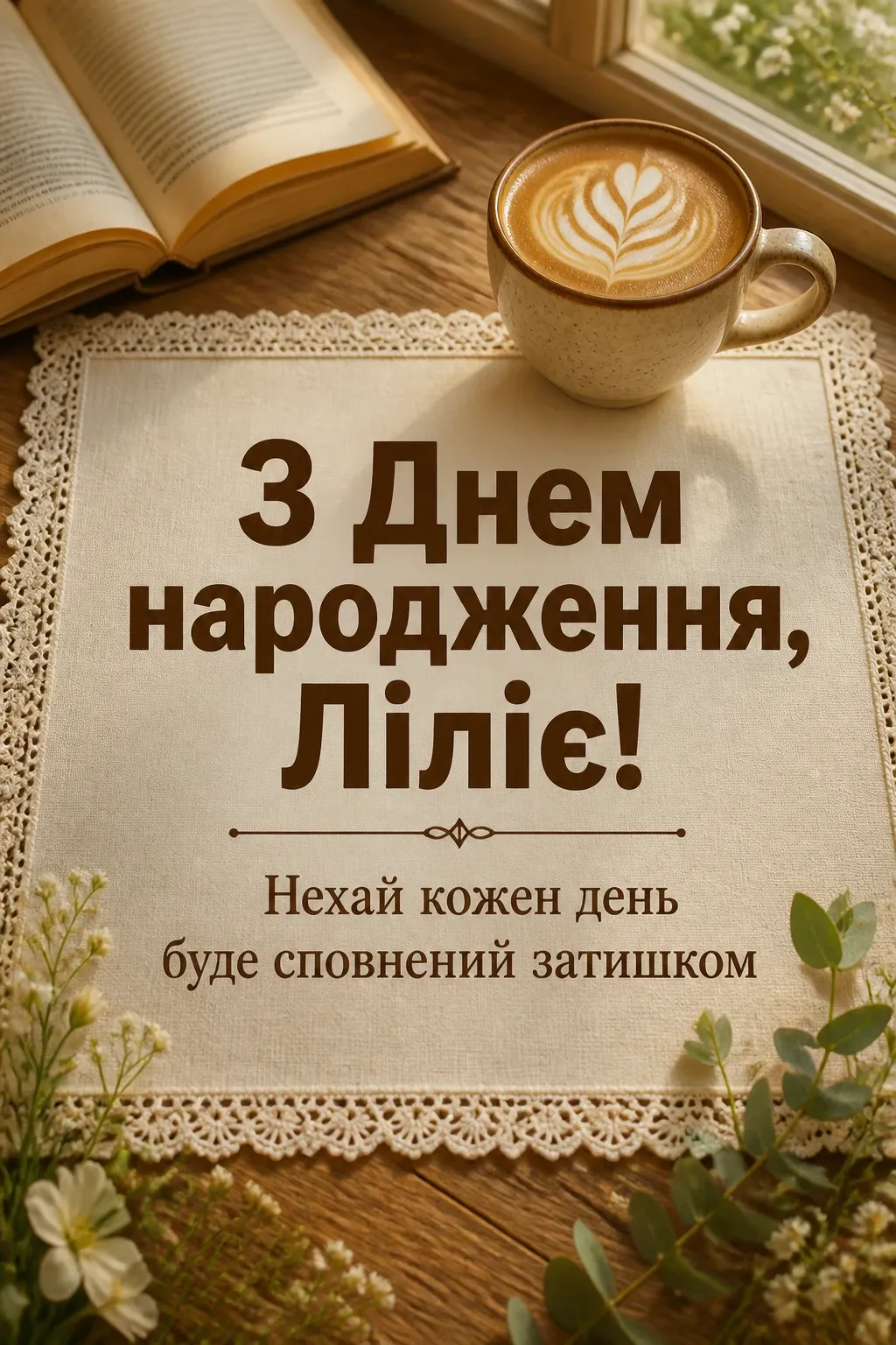з днем народження лілія, в прозі