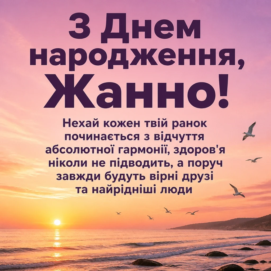 жанна з днем народження картинки