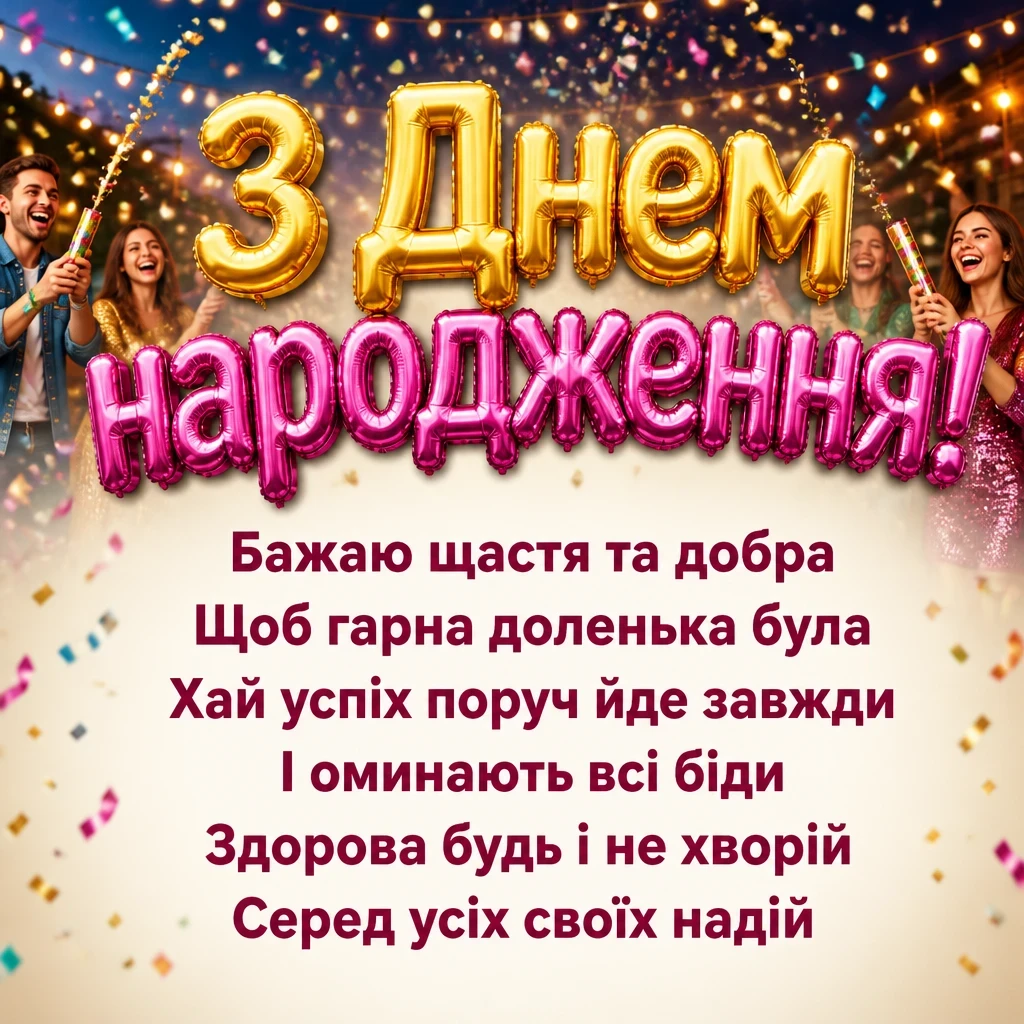 машуля з днем народження маша українською