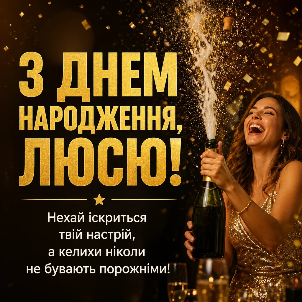 з днем народження люся
