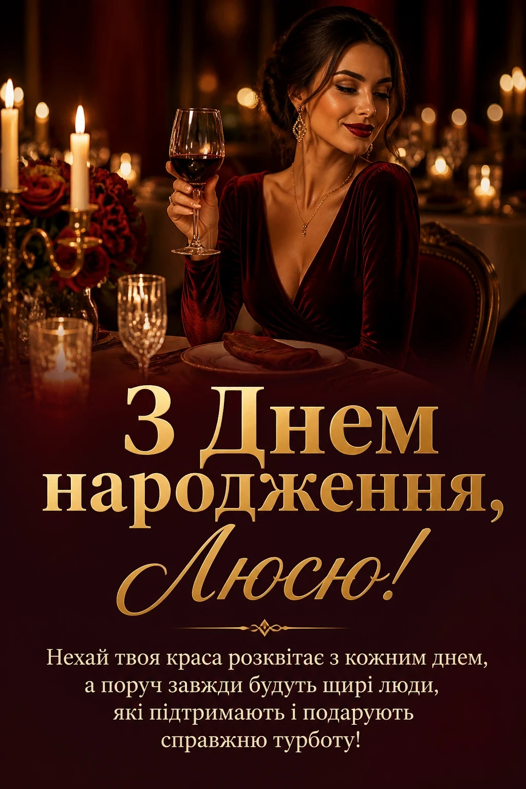 з днем народження люся