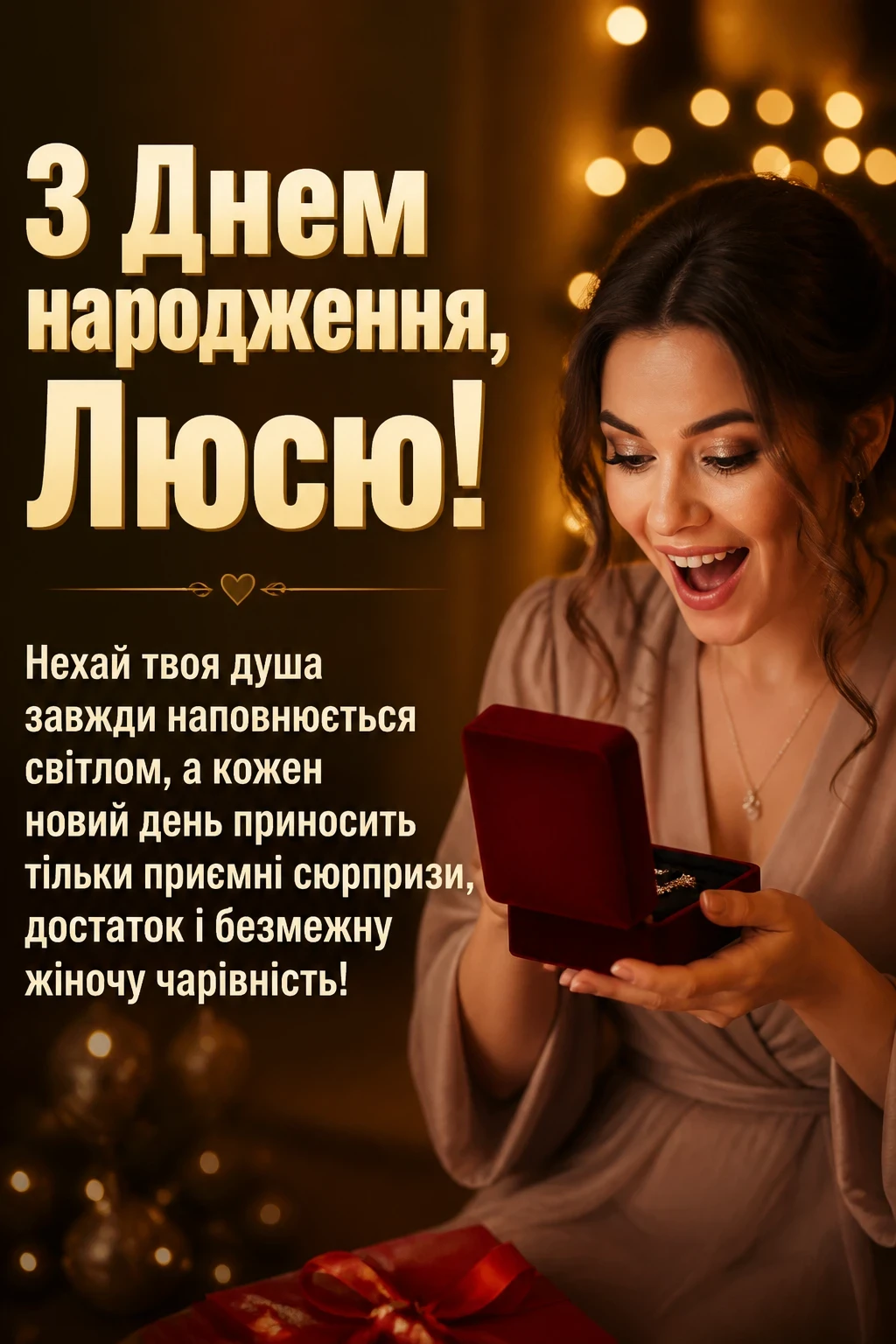 з днем народження люся