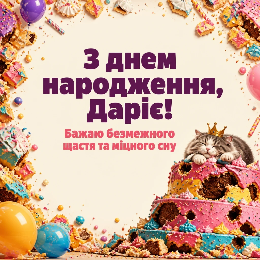з днем народження дарія
