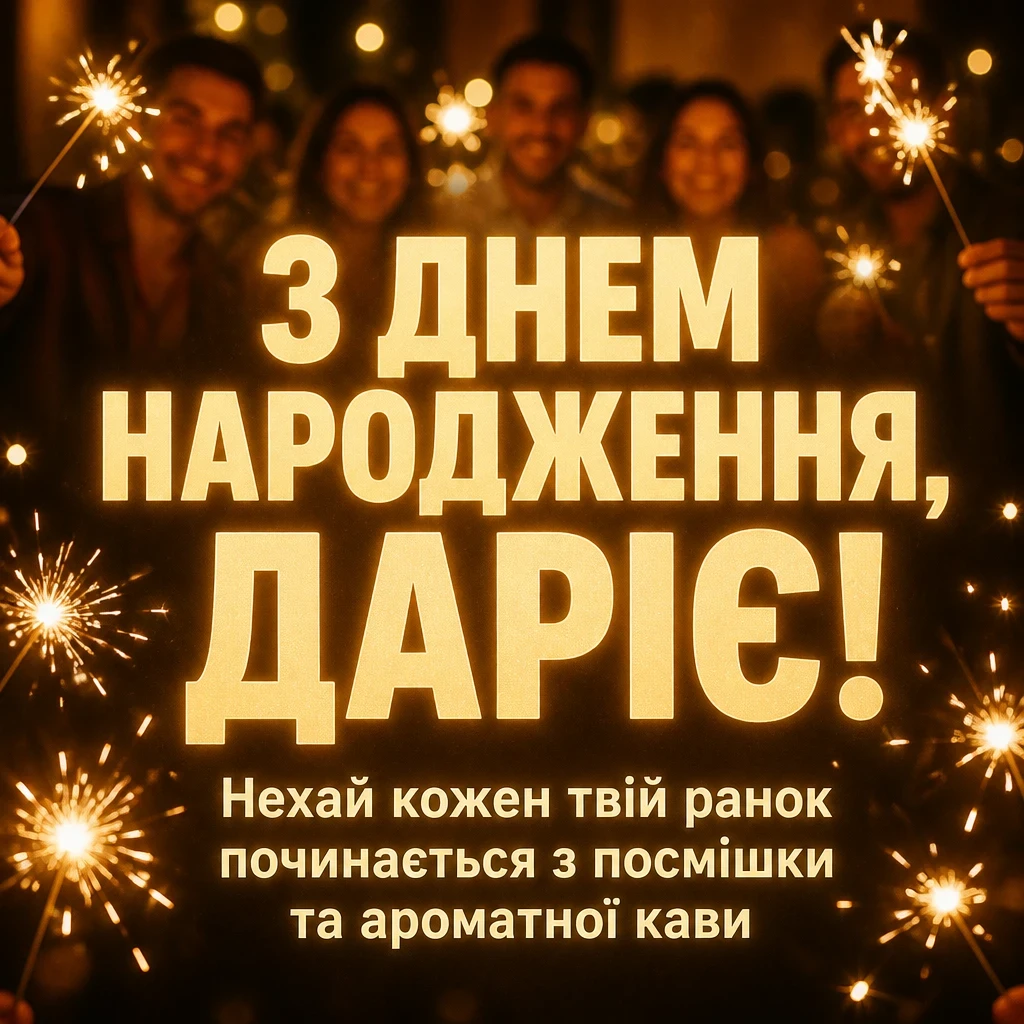 з днем народження дарія