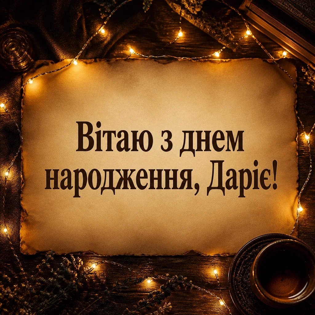 з днем народження дарія