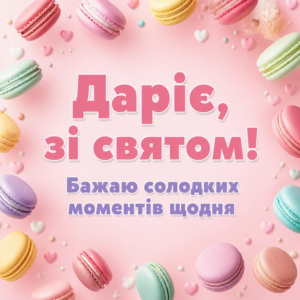 з днем народження дарія