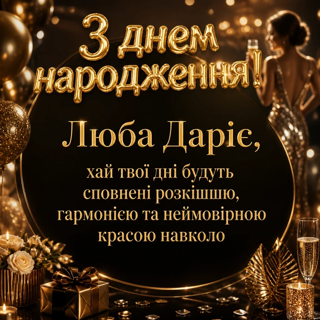 з днем народження дарія
