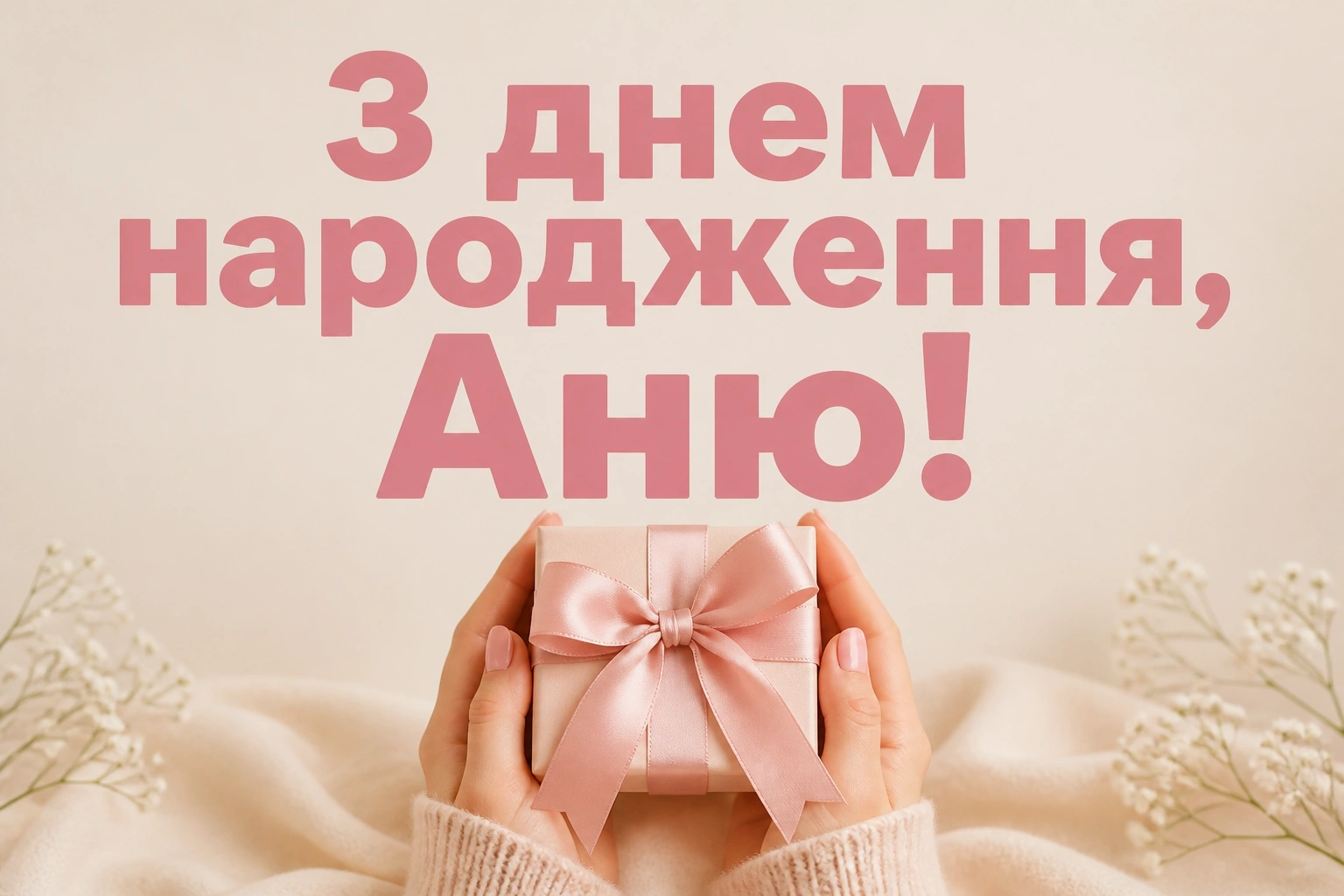 з днем народження аня в прозі