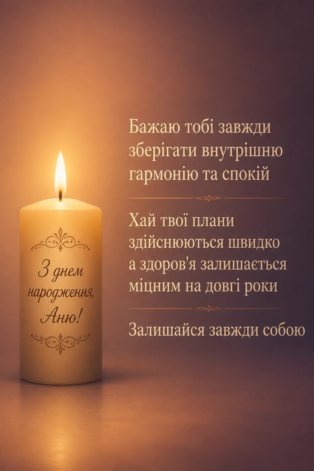 з днем народження аня в прозі