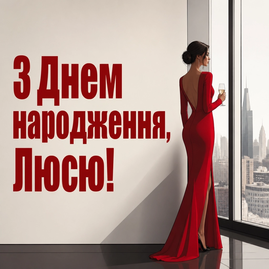 люся з днем народження