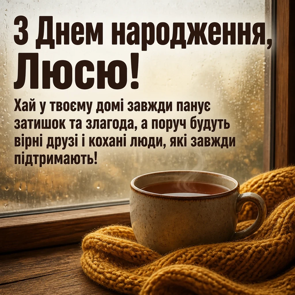 люся з днем народження