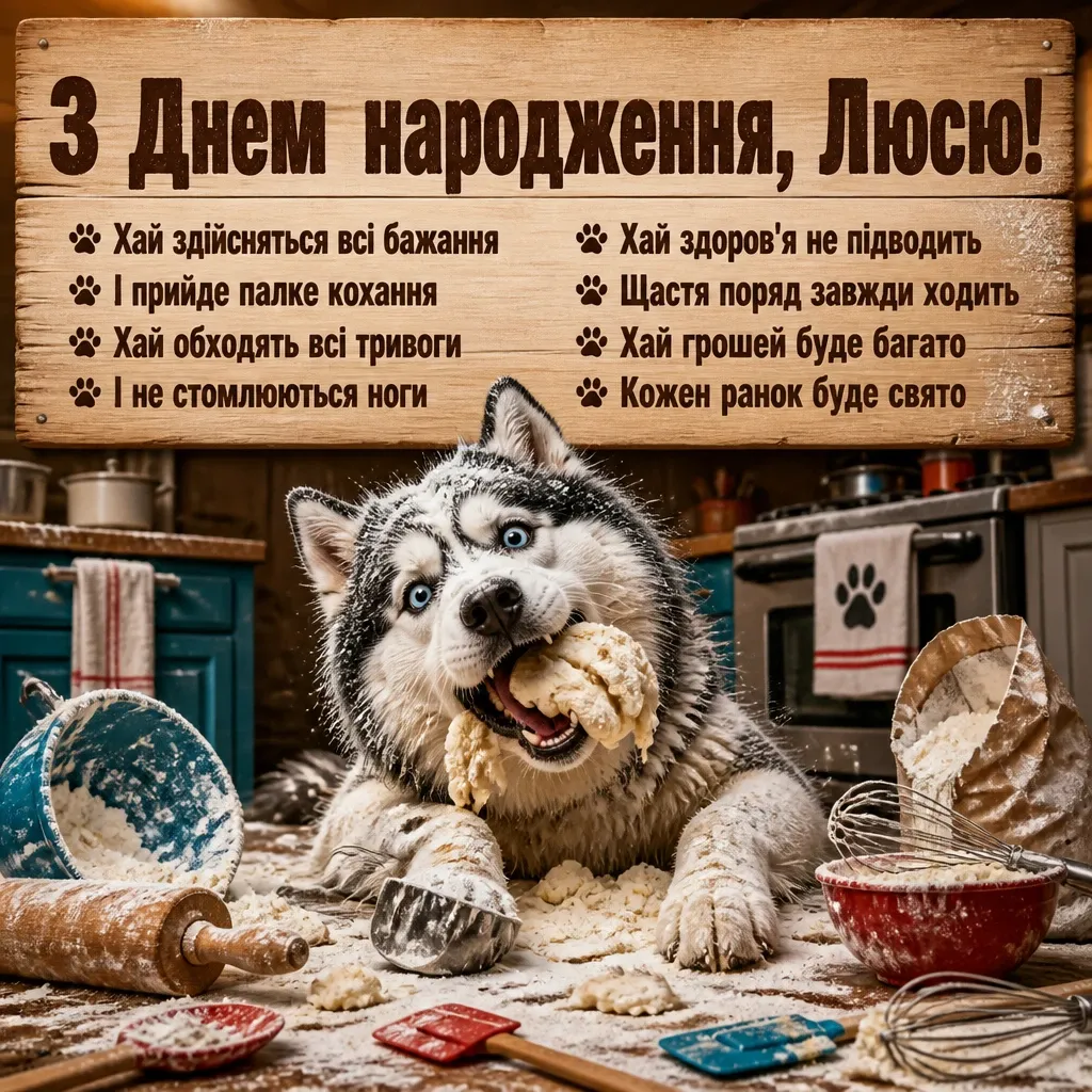 люся з днем народження