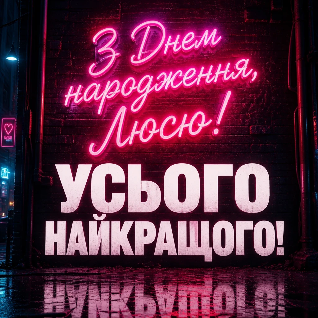 люся з днем народження