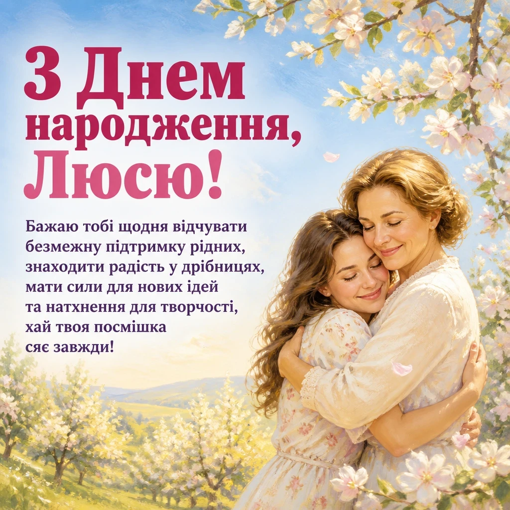 люся з днем народження