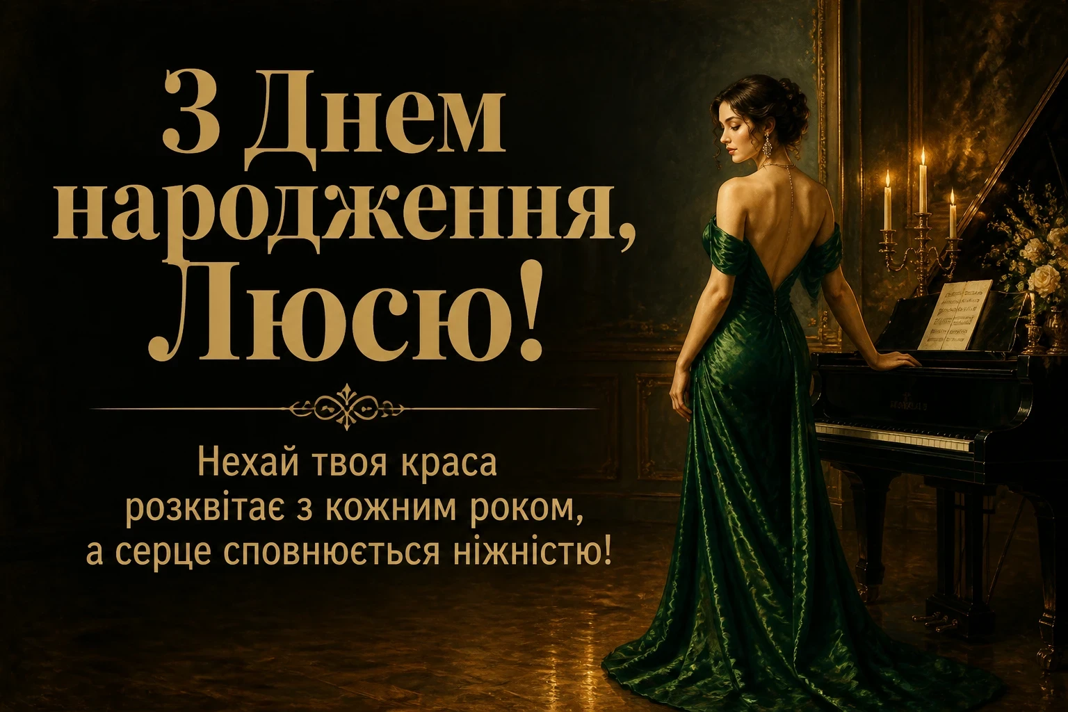 люся з днем народження