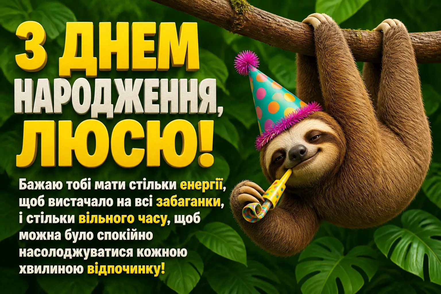 люся з днем народження