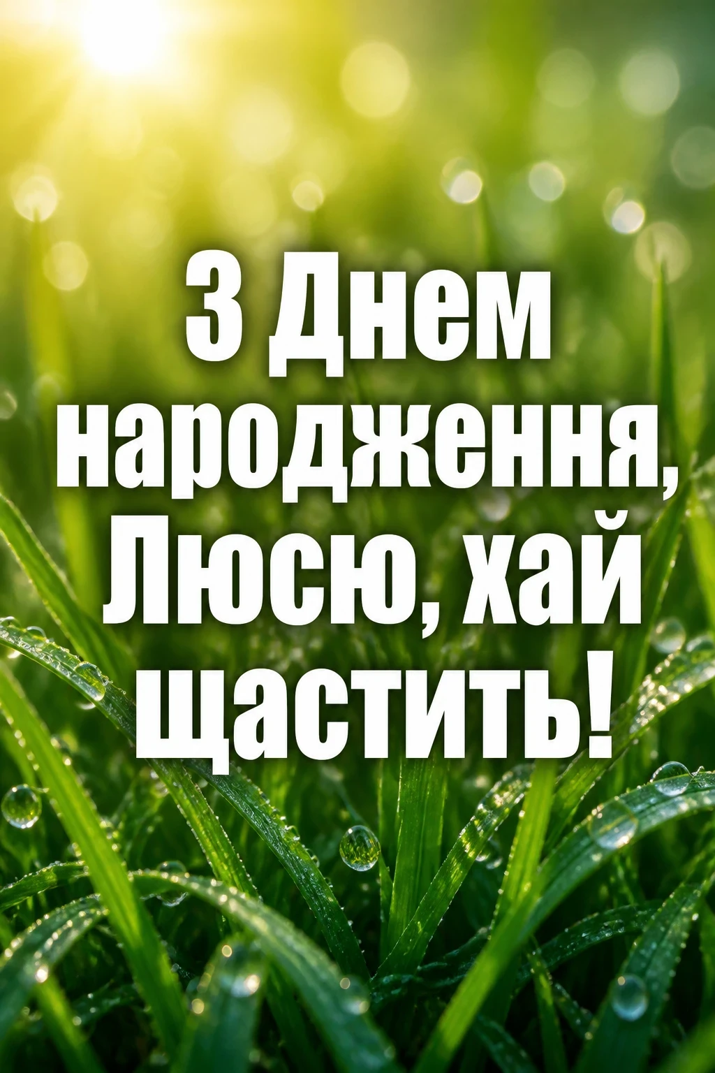 люся з днем народження