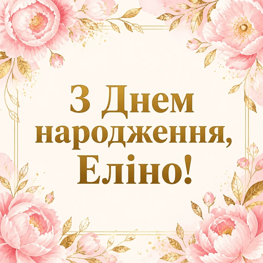 з днем народження еліна