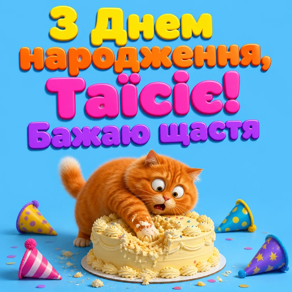 з днем народження таїсія