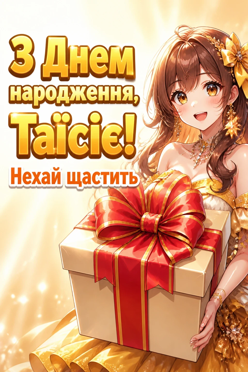 з днем народження таїсія