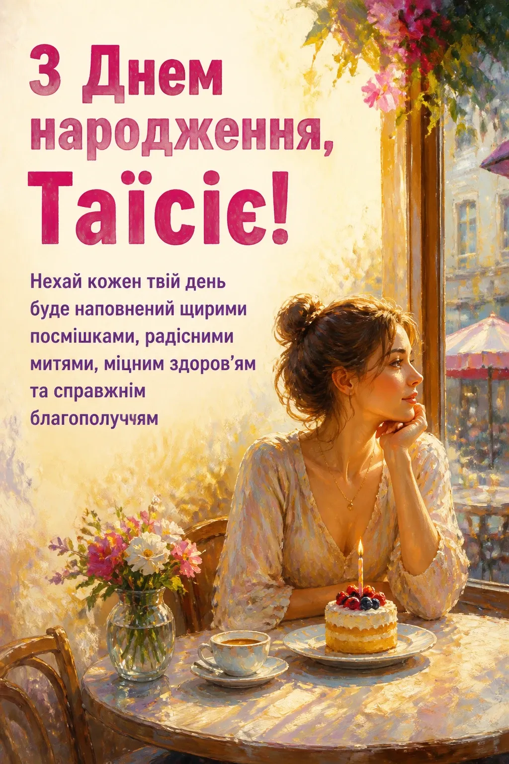 з днем народження таїсія