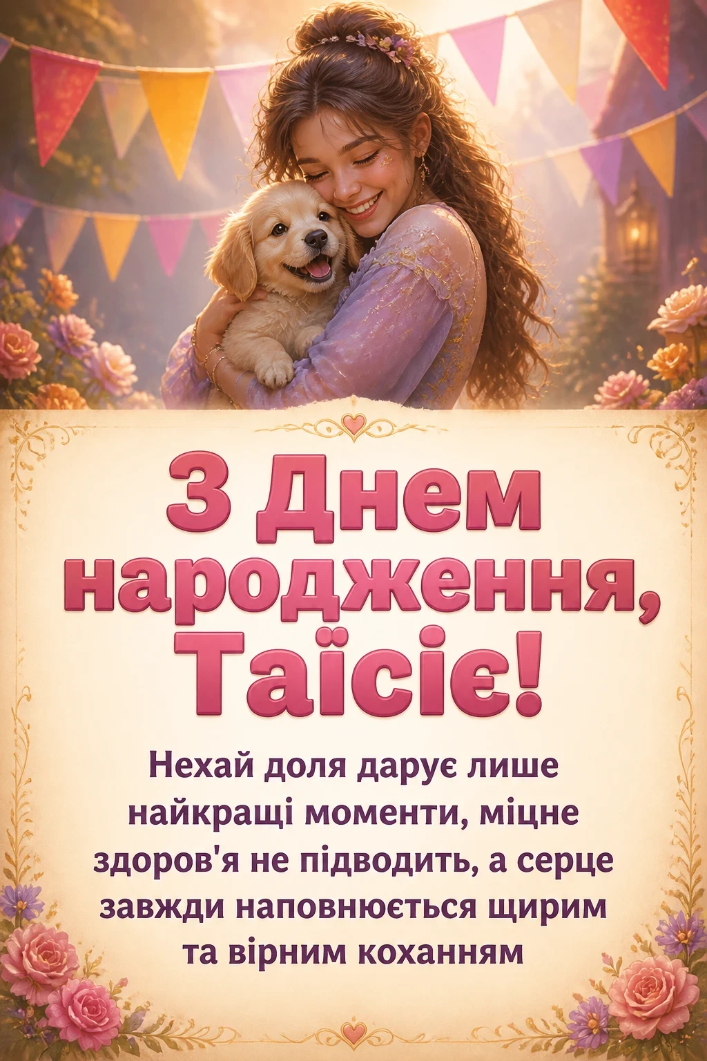 з днем народження таїсія
