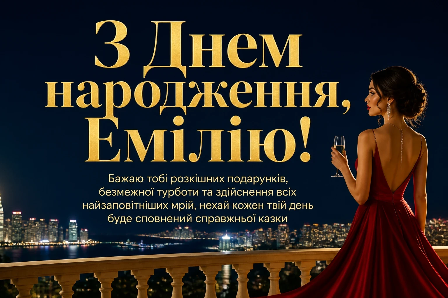 з днем народження емілія