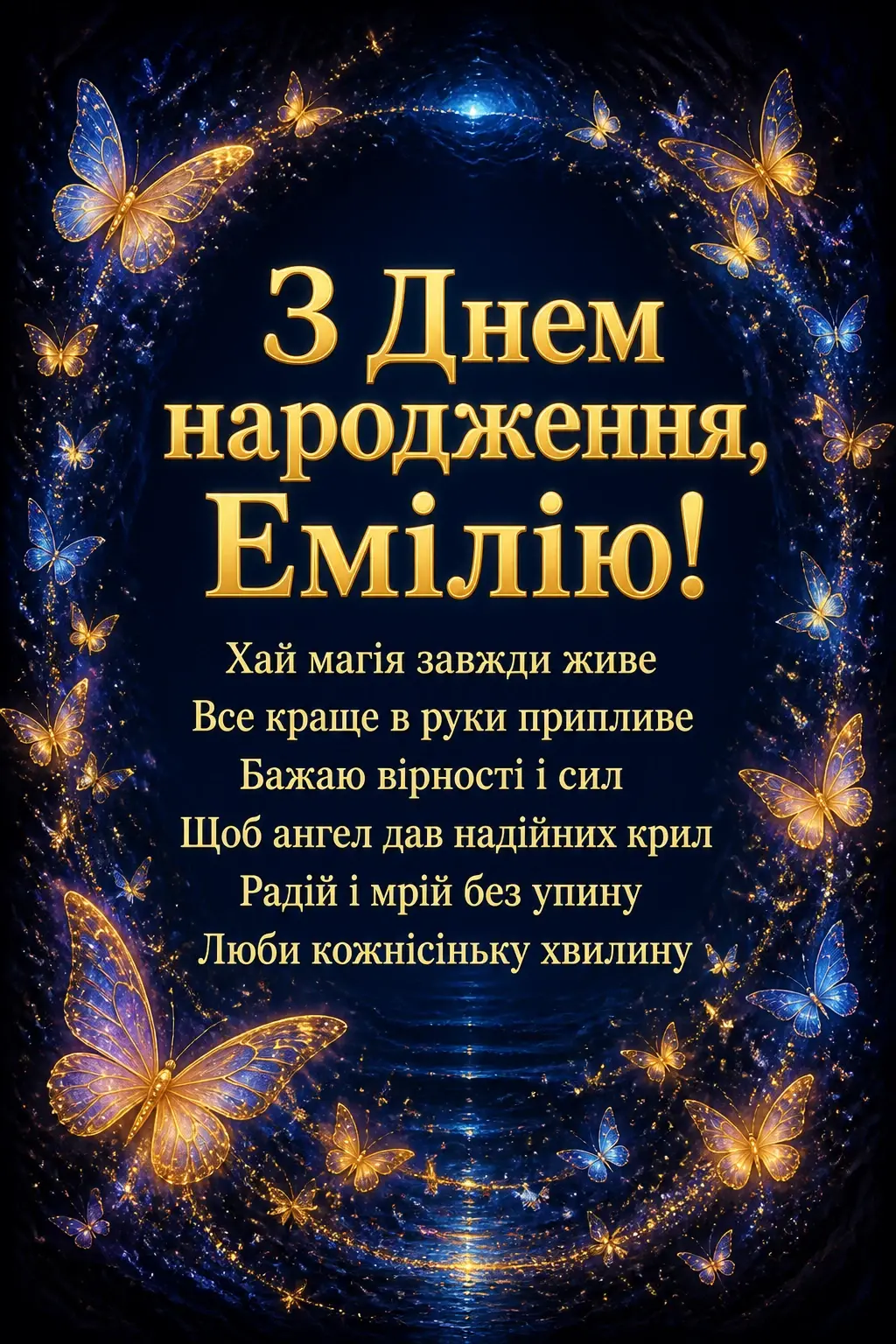 з днем народження емілія