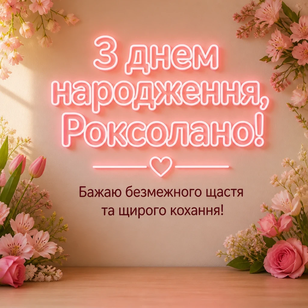 з днем народження роксолана з днем народження роксолана