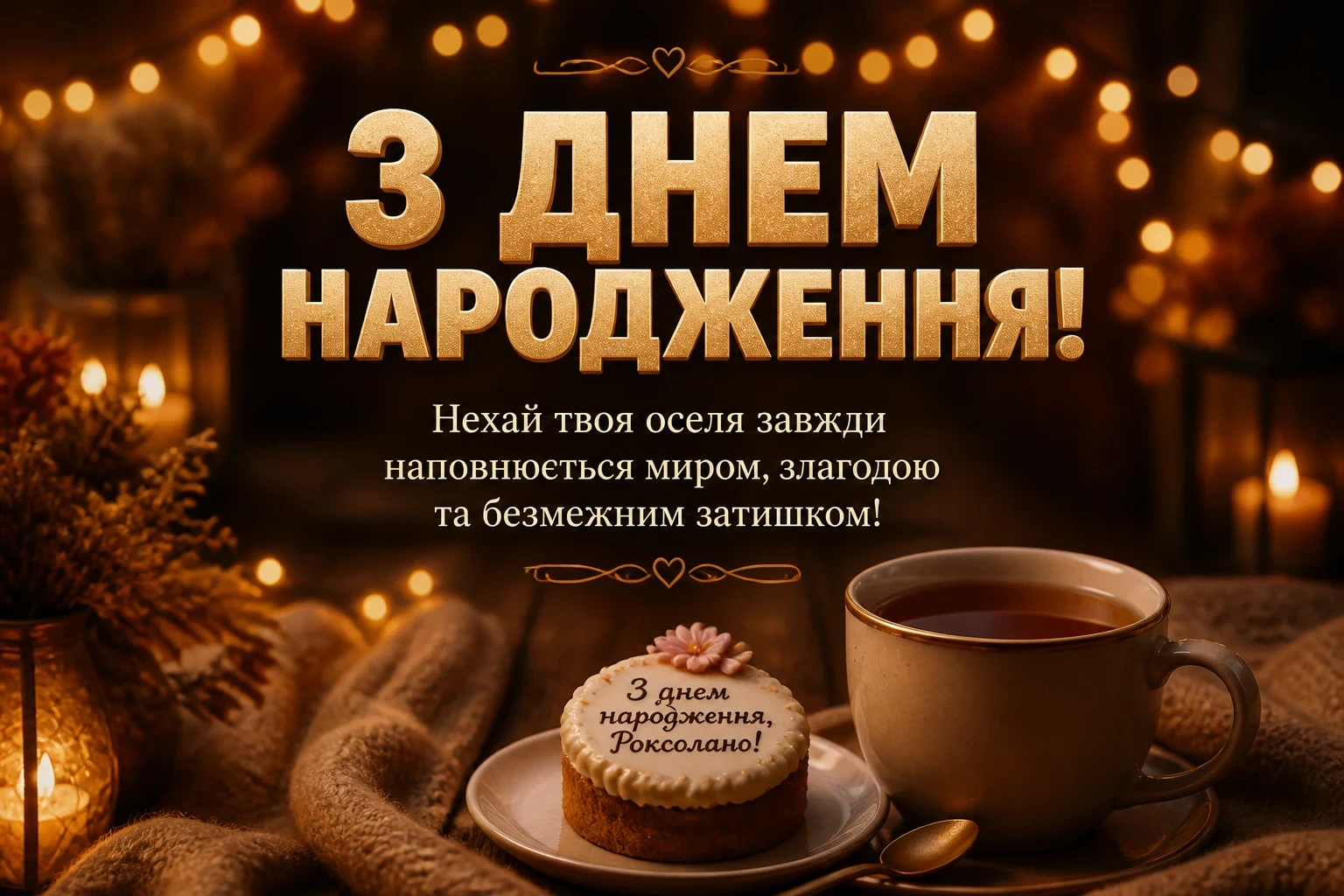 з днем народження роксолана з днем народження роксолана